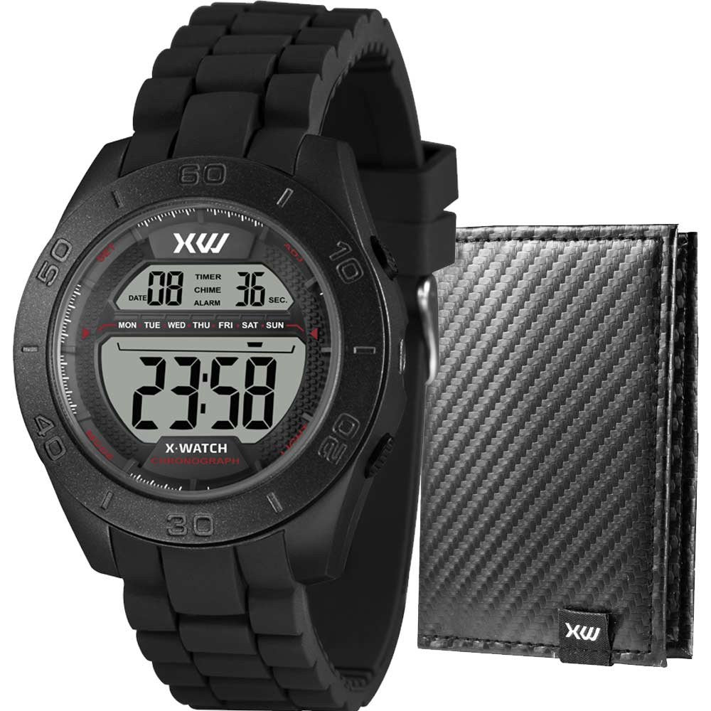 Relógio X-Watch Preto Digital XMPPD798KOBY819030